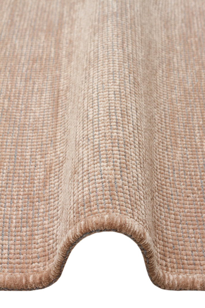 Varni Vizon Düz Yüzeyli Toprak Tonlu Modern Kilim – doku yakın çekim