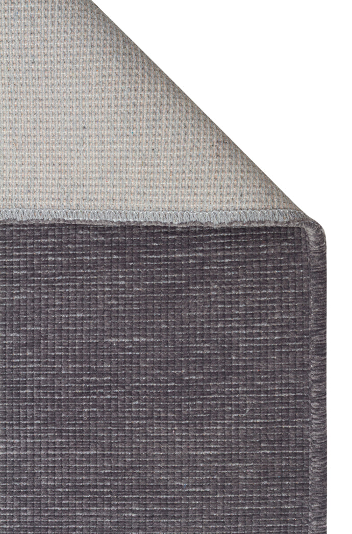 Varni Antrasit Düz Yüzeyli Koyu Tonlu Modern Kilim – genel görünüm