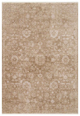Abrum Beige Vintage Gemusterter Moderner Teppich