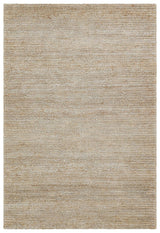 Tolira Gray Beige Plain Jute Rug