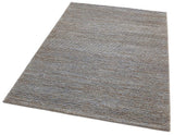 Tolira Gray Blue Plain Jute Rug