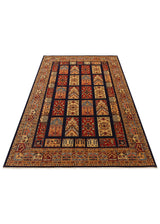 Ludor Classic Navy Red Geometric Patterned Kilim