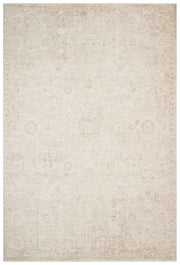 Abrum Krem Bej Modern Soyut Desenli Makine Halısı