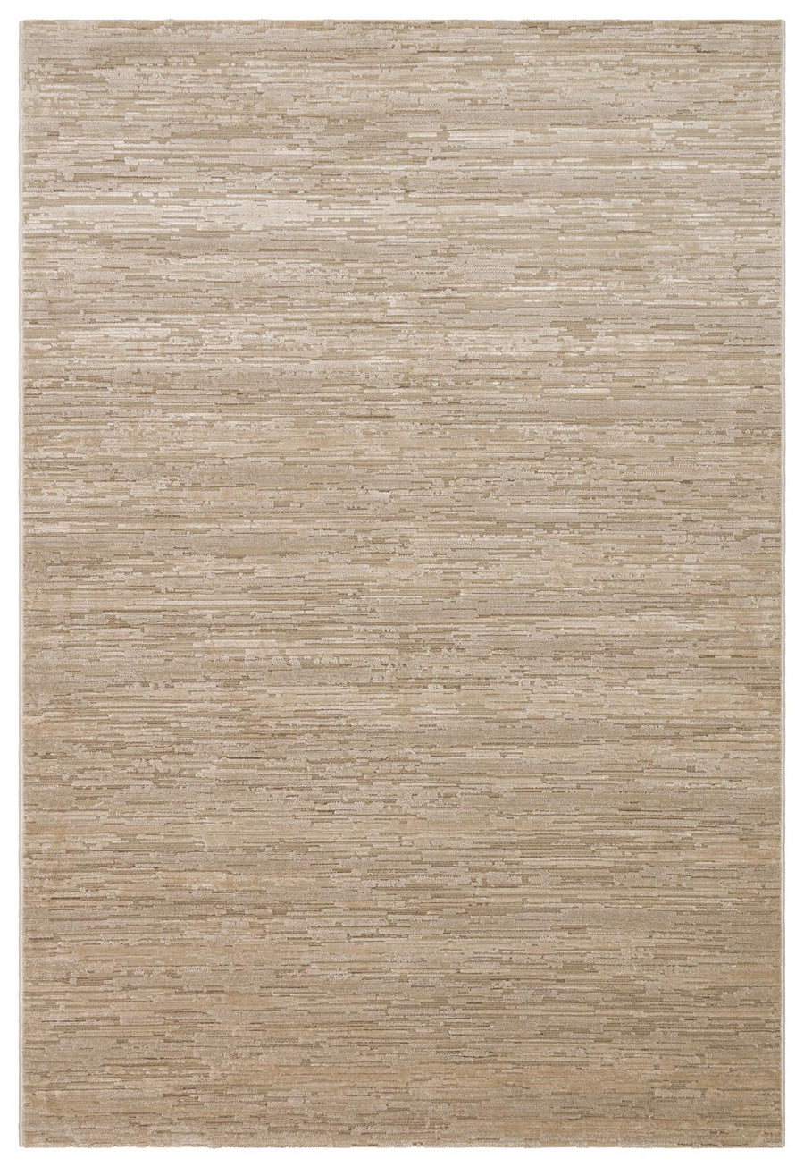 Kemla Bej Kahverengi Soyut Desenli Modern Halı