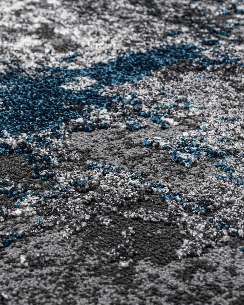 Monroe Gri Modern Polyester Makine Halısı