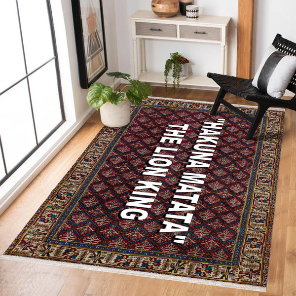 Anadolu Kiremit Madalyon Desenli Polyester Salon Halısı