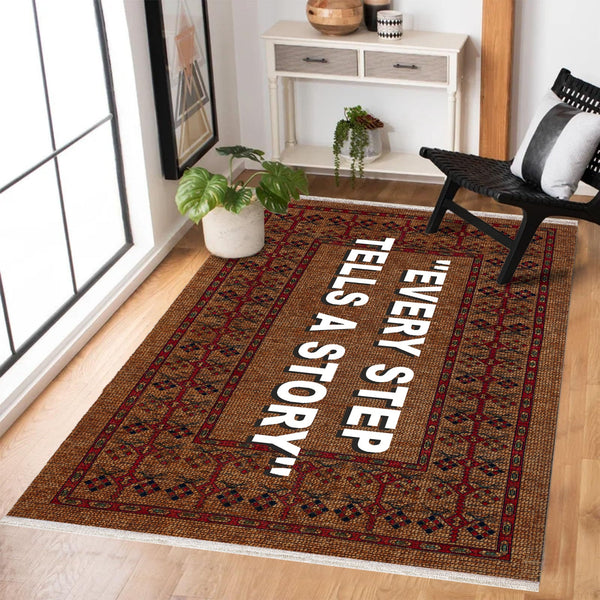 Anadolu Kiremit Vizon Kahve Polyester Salon Halısı