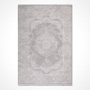 Krem Göbekli Polyester Makine Halısı