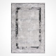 Gri Çerçeveli Polyester Makine Halısı