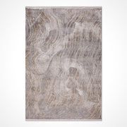 Kahverengi Modern Viskon Makine Halısı