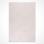 Krem Modern Sisal Makine Halısı