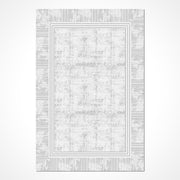 Aboriginal Framed Çerçeveli Akrilik Makine Halısı