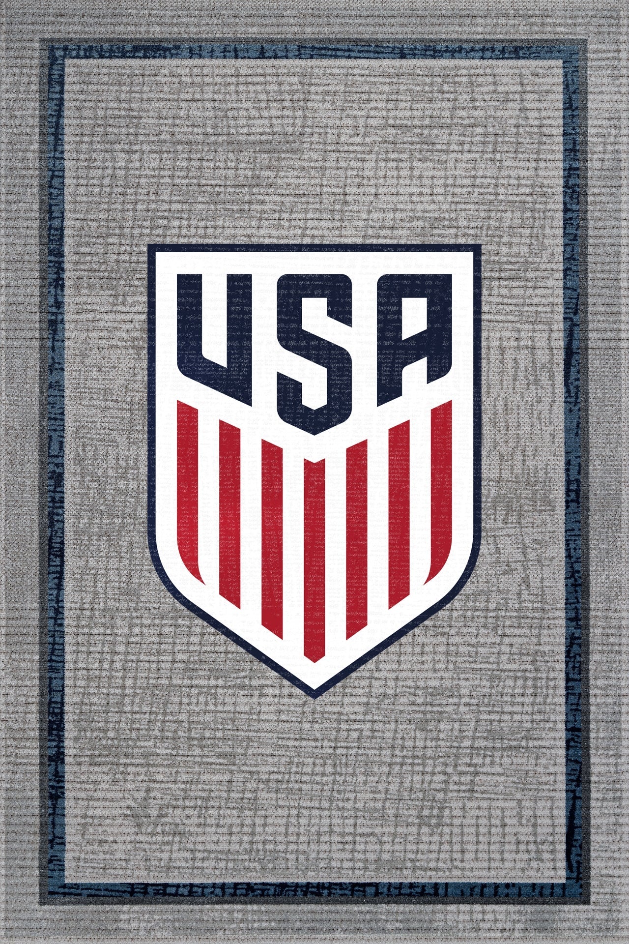 USA Futbol Temalı Yıkanabilir Kaymaz Tabanlı Halı