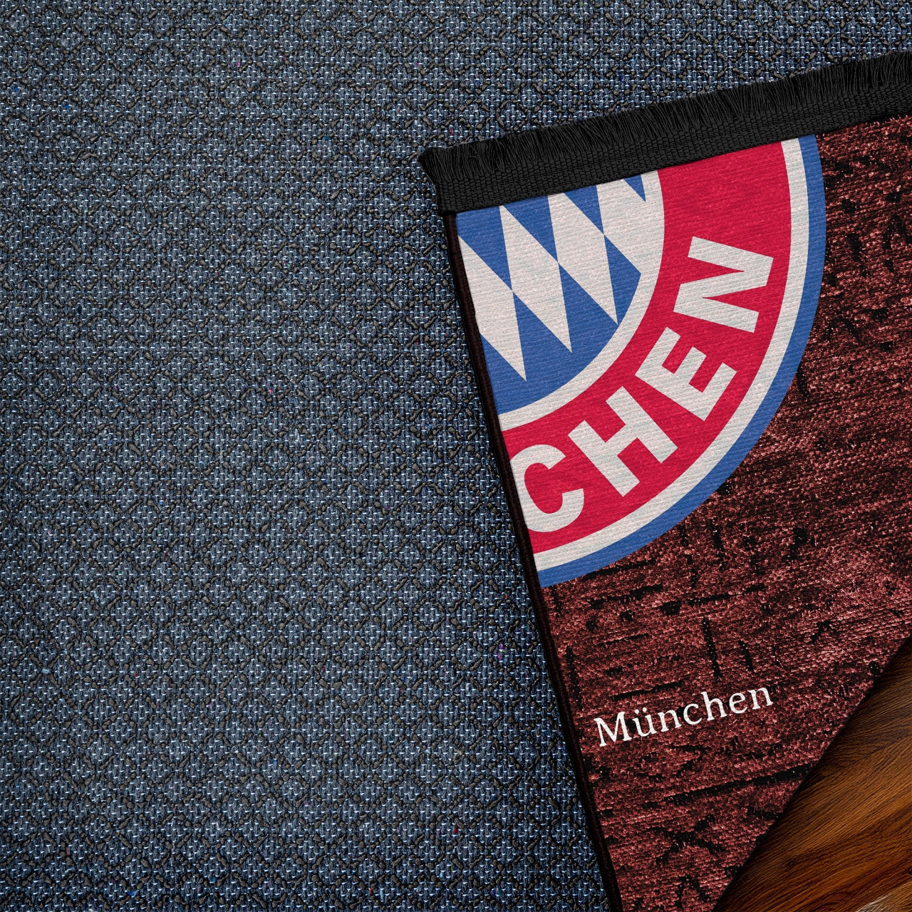 FC BAYERN MUNCHEN  Yıkanabilir Kaymaz Tabanlı Halı