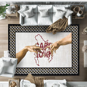 Cape Town Kaymaz Tabanlı Yıkanabilir Halı