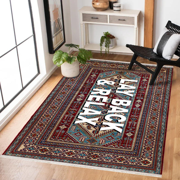 Anadolu Kiremit Petrol Mavisi Polyester Salon Halısı