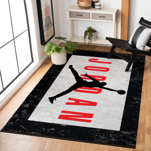 Modern Beyaz Geometrik Desenli Polyester Çocuk Odası Halısı