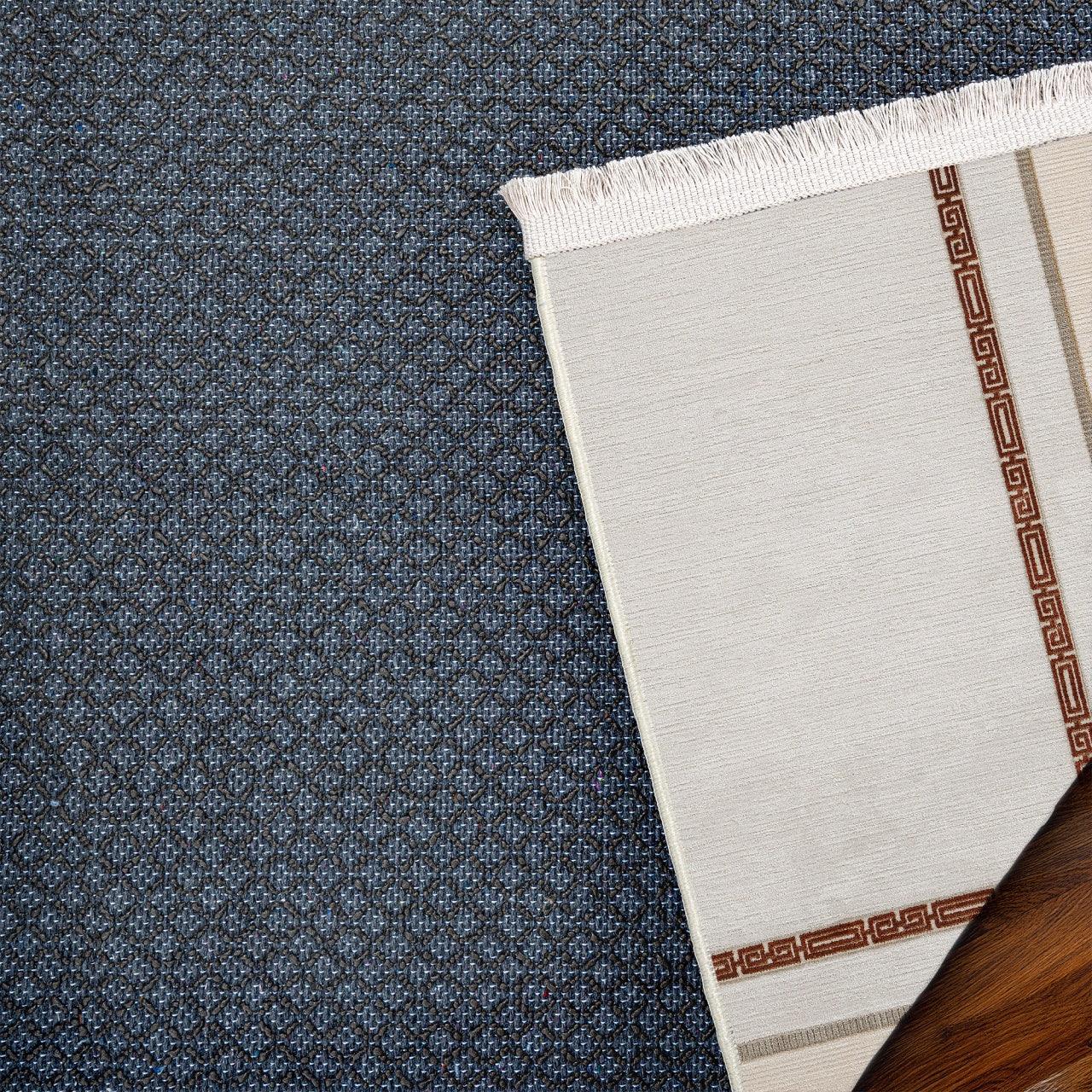 Bej Krem Minimalist Modern Halı - Yıkanabilir - Kaymaz Taban - Pati Dostu