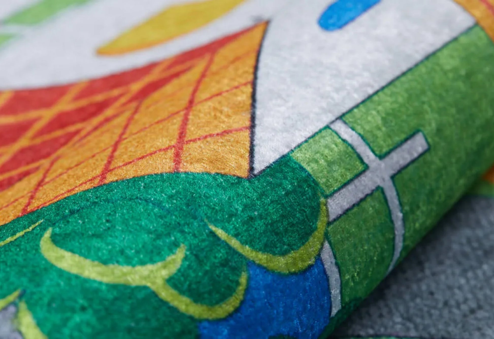 Lijang Gri Figürlü Dijital Baskı Çocuk Odası Halısı Halınet