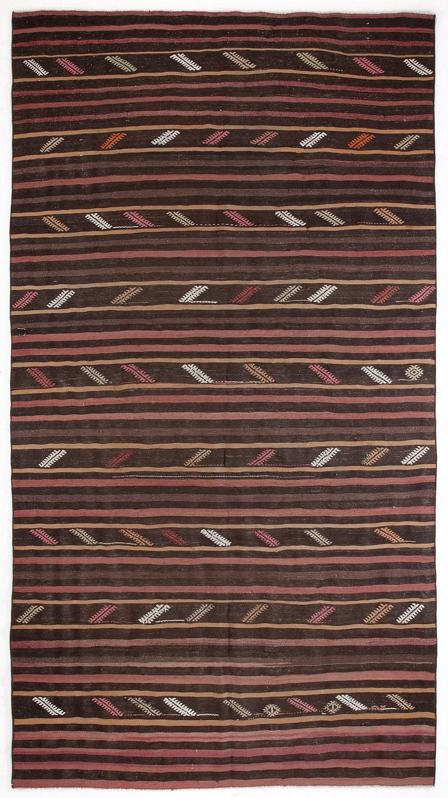 Bej Anadolu Bohem Yün Halı 180x336 - Özel Seri