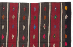 Girit Bej Çizgili Yün El Dokuma Halısı 165 x 307 Apex Unique