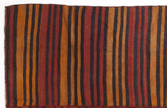 Girit Bej Çizgili Yün El Dokuma Halısı 175 x 270 Apex Unique