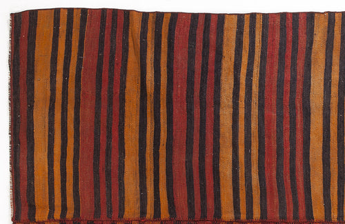 Girit Bej Çizgili Yün El Dokuma Halısı 175 x 270 Apex Unique