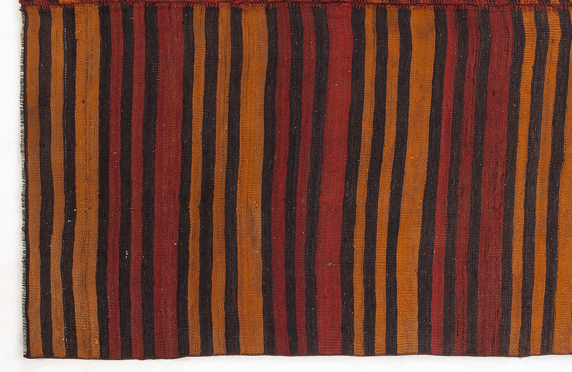 Girit Bej Çizgili Yün El Dokuma Halısı 175 x 270 Apex Unique