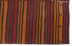 Girit Bej Çizgili Yün El Dokuma Halısı 175 x 270 Apex Unique