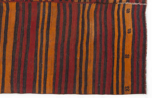 Girit Bej Çizgili Yün El Dokuma Halısı 175 x 270 Apex Unique