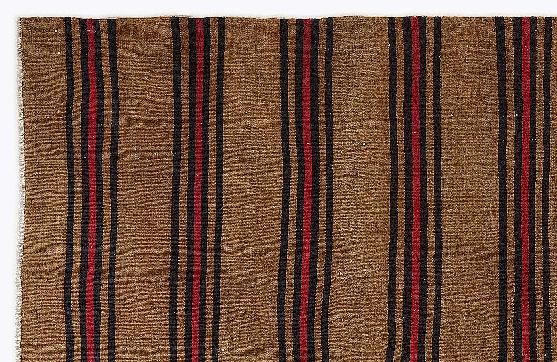 Girit Bej Çizgili Yün El Dokuma Halısı 150 x 295 Apex Unique