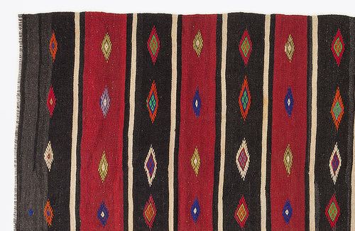 Girit Bej Çizgili Yün El Dokuma Halısı 178 x 290 Apex Unique