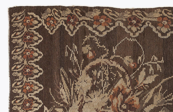Kırmızı Karabağ Bohem Çiçekli Yün Halı 174x290 - Özel Seri