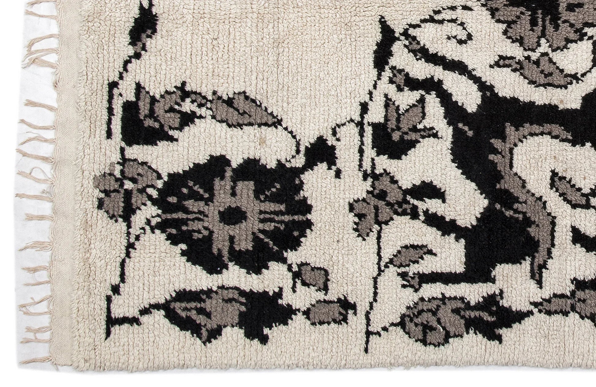 Bej Bohem Modern Yün Halı 157x200