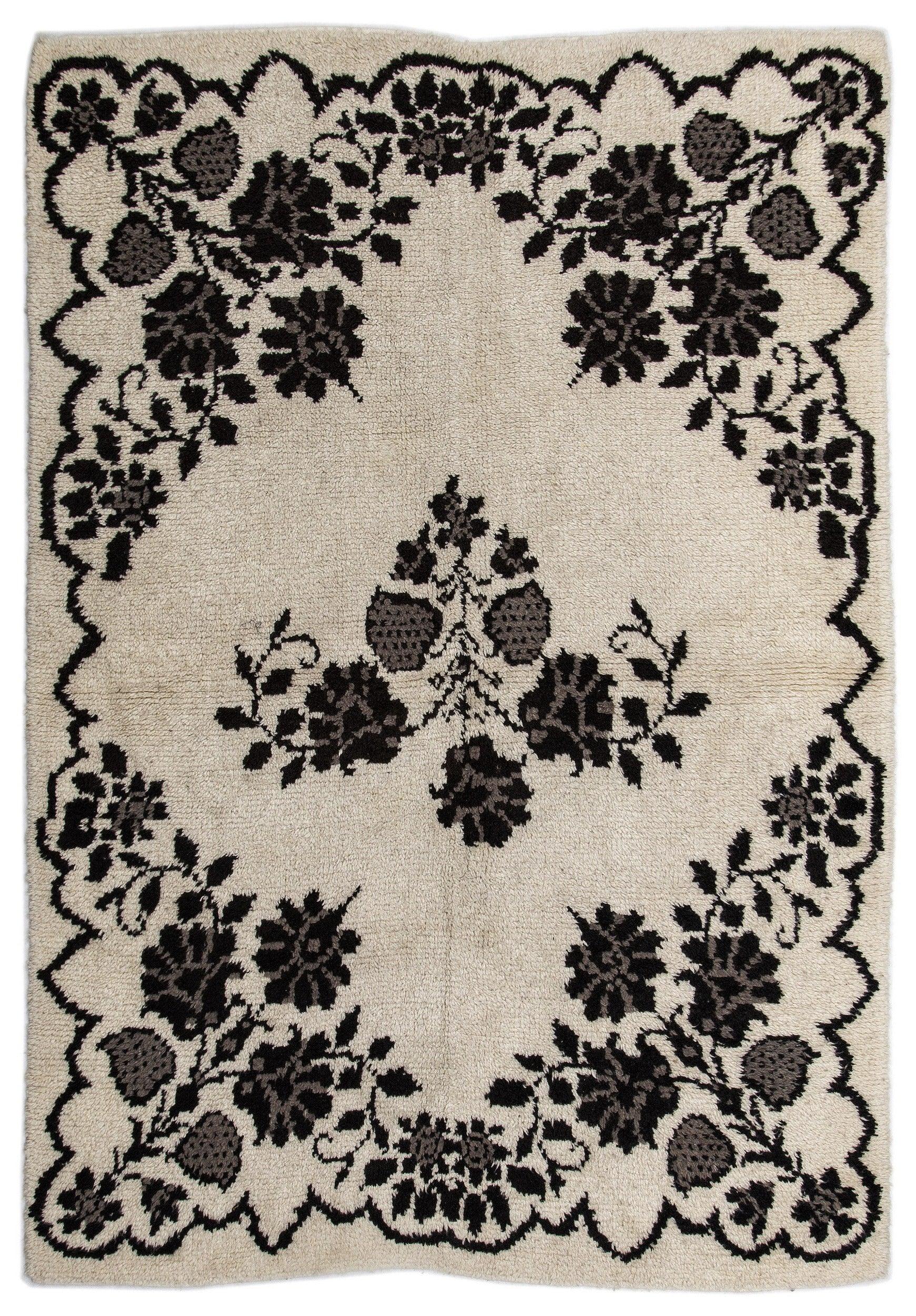 Bej Bohem Modern Yün Halı 150x220