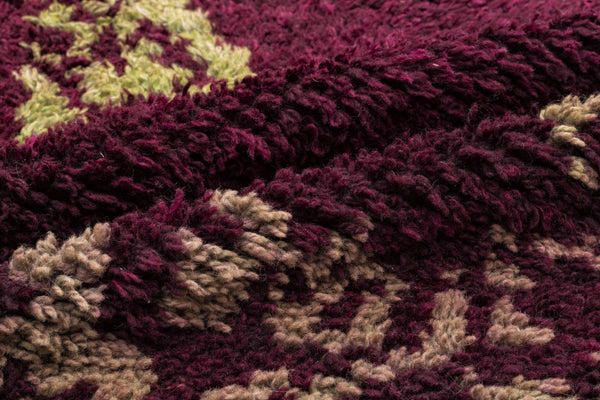 Bordo Isparta Klasik Madalyonlu Yün Halı 162x240 - Özel Seri
