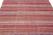 Kırmızı Anadolu Bohem Geometrik Yün Halı 171x234 - Özel Seri
