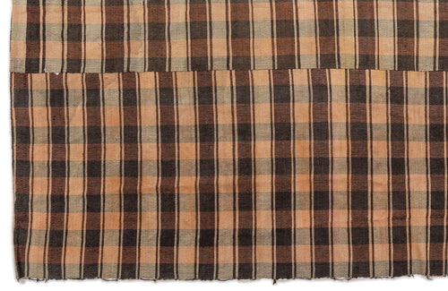 Girit Bej Çizgili Yün El Dokuma Halısı 210 x 284 Apex Unique