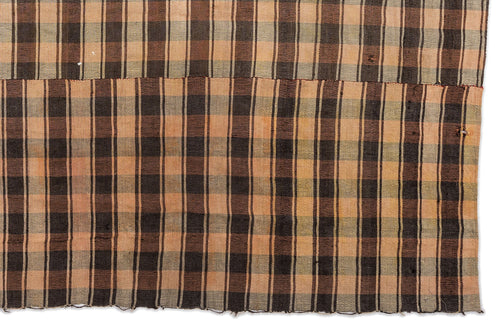 Girit Bej Çizgili Yün El Dokuma Halısı 210 x 284 Apex Unique