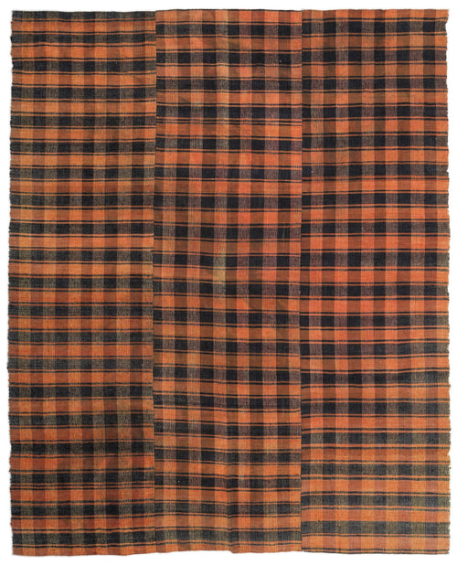 Girit Bej Çizgili Yün El Dokuma Halısı 210 x 262 Apex Unique