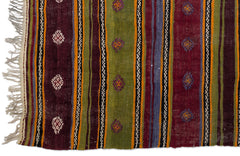 Girit Bej Çizgili Yün El Dokuma Halısı 163 x 280 Apex Unique