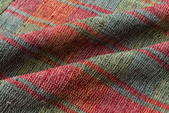 Girit Bej Çizgili Yün El Dokuma Halısı 210 x 225 Apex Unique