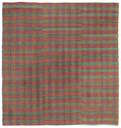 Girit Bej Çizgili Yün El Dokuma Halısı 210 x 225 Apex Unique