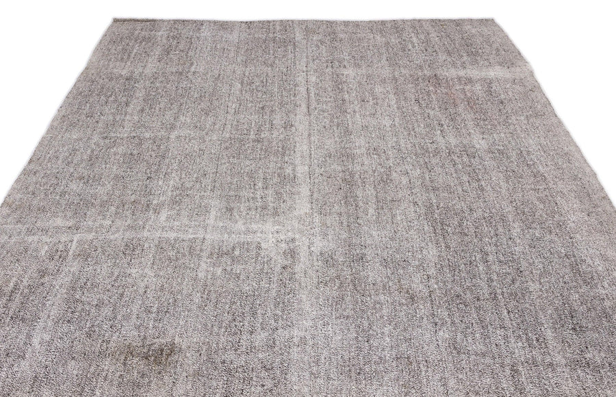 Bej Eskitme Modern Yün Halı 217x277