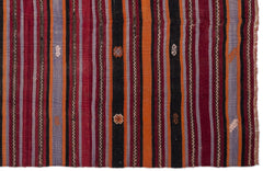 Girit Bej Çizgili Yün El Dokuma Halısı 168 x 315 Apex Unique