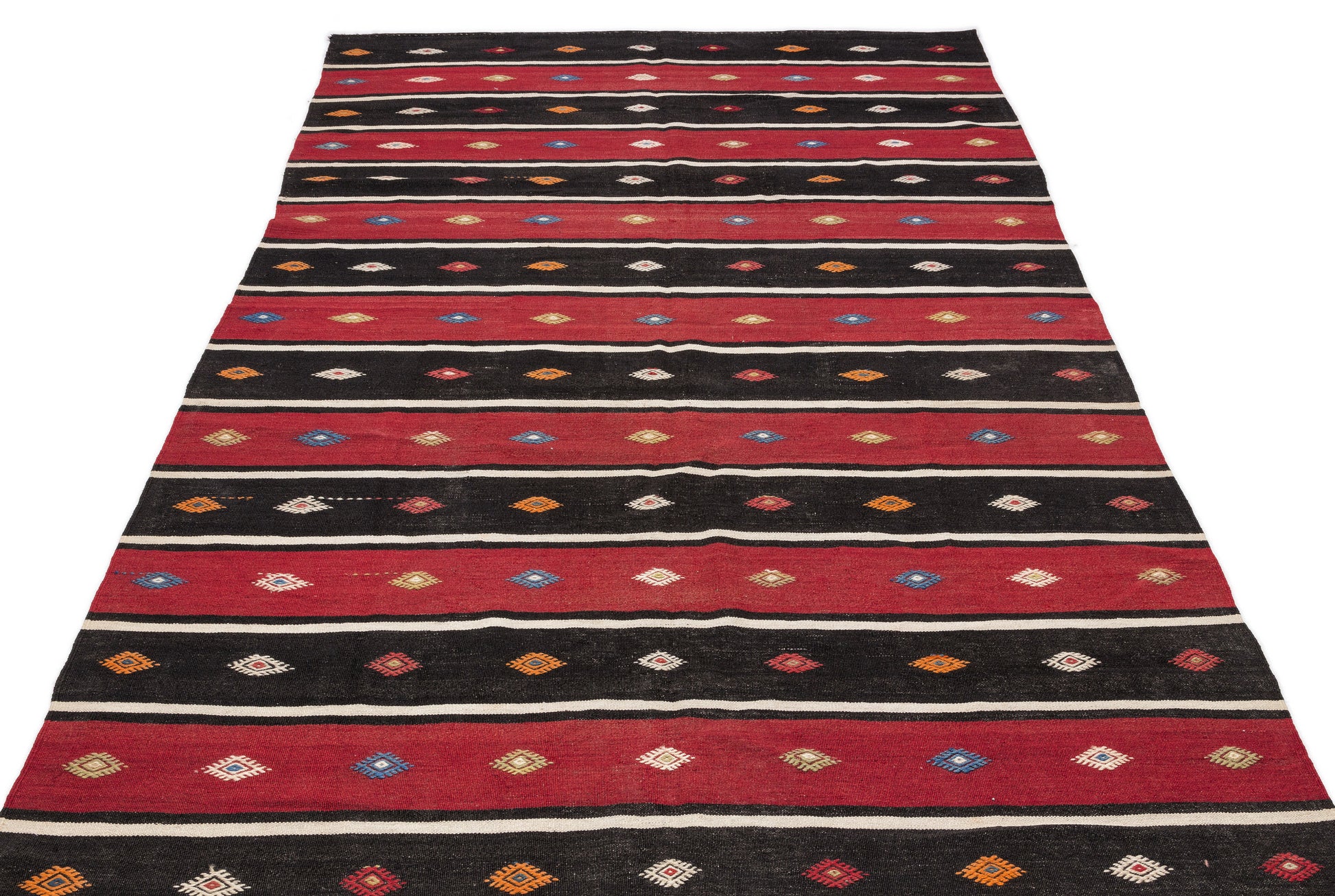 Girit Bej Çizgili Yün El Dokuma Halısı 170 x 300 Apex Unique