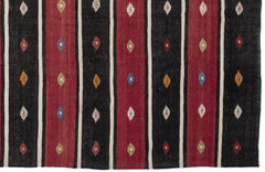 Girit Bej Çizgili Yün El Dokuma Halısı 170 x 300 Apex Unique