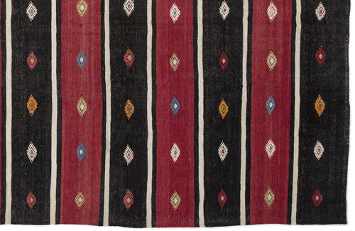 Girit Bej Çizgili Yün El Dokuma Halısı 170 x 300 Apex Unique