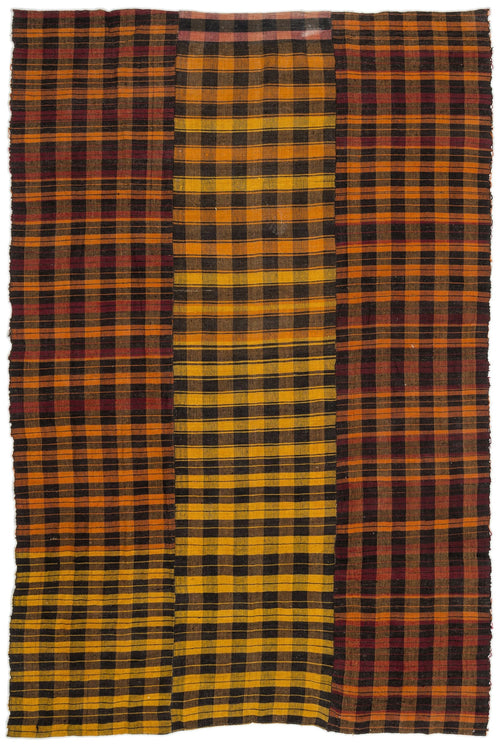 Girit Bej Çizgili Yün El Dokuma Halısı 180 x 271 Apex Unique