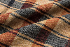 Girit Bej Çizgili Yün El Dokuma Halısı 192 x 270 Apex Unique